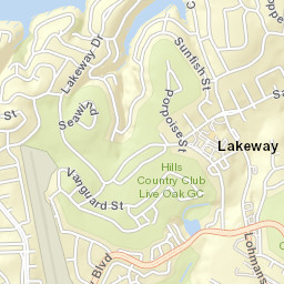 505 Flamingo Boulevard, Lakeway, TX Street Map