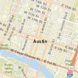 Texas 343 Loop, Austin, TX 78702 Street Map