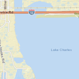 Highway 90, Westlake, LA 70669, USA Street Map