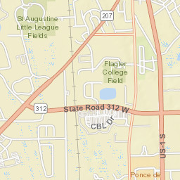 1800-1824 Old Moultrie Rd, St Augustine, FL Street Map