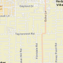 458-466 Jan Kelly Lane Piney Point Village Street Map