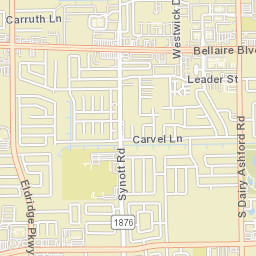 12971-13027 Clarewood Drive Houston TX Street Map