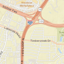 699 Palmgrove Drive, San Antonio, TX  Street Map