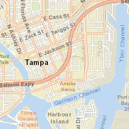 Tampa, Florida Street Map