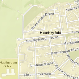 Aberdeen City Street Map