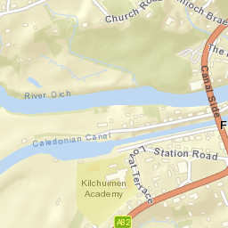 9 Fort Augustus Swing Bridge, Fort Augustus Street Map