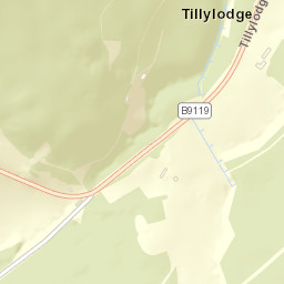 B9119, Aboyne, Aberdeenshire AB34, UK Street Map