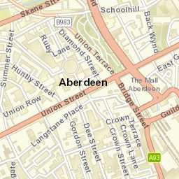 1, Grampian, Aberdeen, Aberdeen City AB25, UK Street Map
