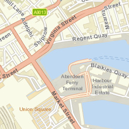 Aberdeen Street Map