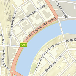 Wellington Road, Aberdeen, Aberdeen City Street Map