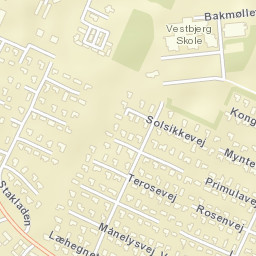 Vestbjerg Street Map