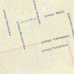 Krasnyye Baki Street Map