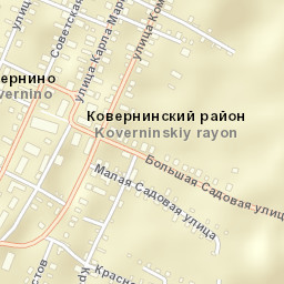 Kovernino Street Map