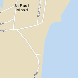Saint Paul Alaska Street Map