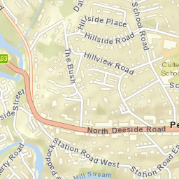 Peterculter Street Map