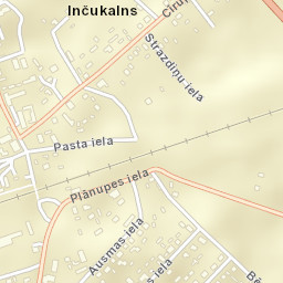 Inčukalns Street Map