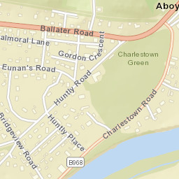Aboyne Street Map