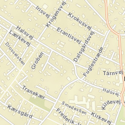 Vester Hassing Street Map