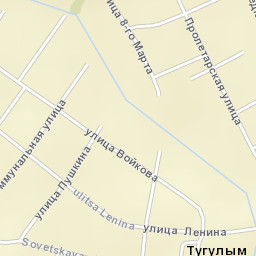 Tugulym Street Map