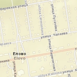 Yelovo Street Map