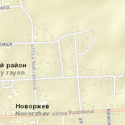 Novorzhev Street Map