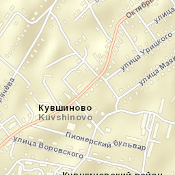 Kuvshinovo Street Map