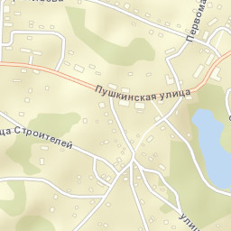 Pushkinskiye Gory Street Map