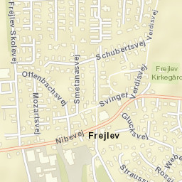 Frejlev Street Map