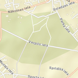 Mālpils Street Map