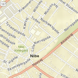 Nibe Street Map
