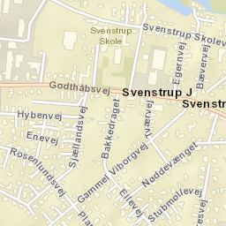 Svenstrup Street Map