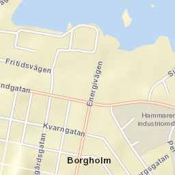Borgholm Street Map