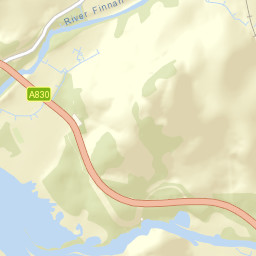 Glenfinnan, o/s Visitor Centre, Glenfinnan Street Map