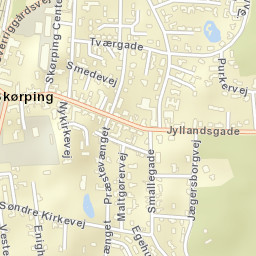 Skørping Street Map