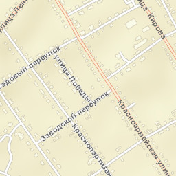 Dzerzhinskoye Street Map