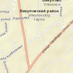 Vikulovo Street Map