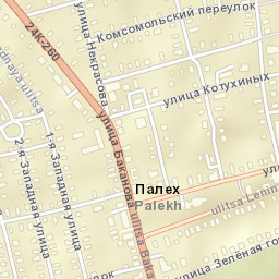 Palekh Street Map
