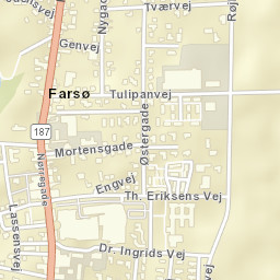 Farsø Street Map
