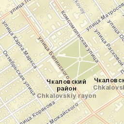 Chkalovsk Street Map