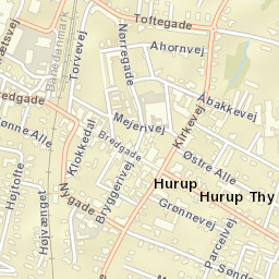 Hurup Street Map