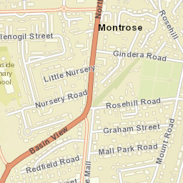 Montrose Street Map