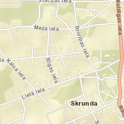 Skrunda Street Map