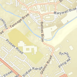 Kirriemuir Street Map