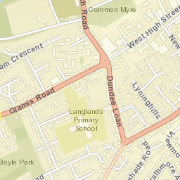 Forfar Street Map