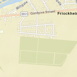 Friockheim Street Map