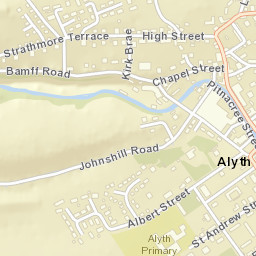 Alyth Street Map