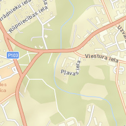 Dobele Street Map