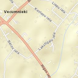 Vecumnieki Street Map