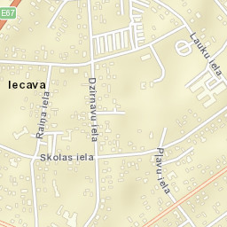 Iecava Street Map