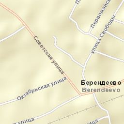Berendeyevo Street Map